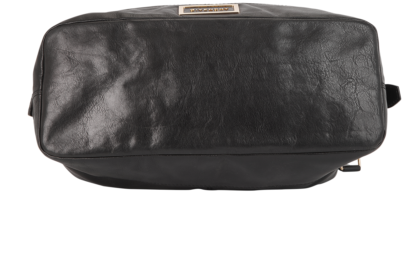 Zip Shoulder Bag, &pound;350, Handbags, Black, Leather, Top view